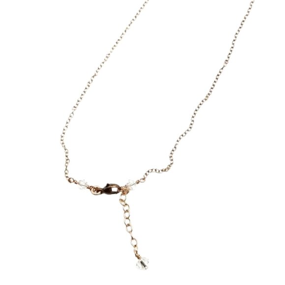 Dainty Rose Gold-toned Teardrop Pendant Necklace NWOT - Picture 16 of 16